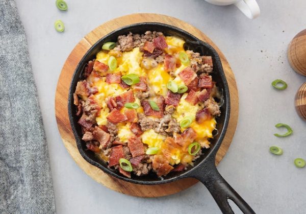 Meat Lover's Keto Scramble